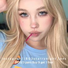 將圖片載入圖庫檢視器 現貨 泰勒藍灰🩵🩶 af 藍色 Blue 14.20mm 年拋 (兩片裝) 🎀可預訂請撳度數選項中最下🎀 ✨$100/3對✨