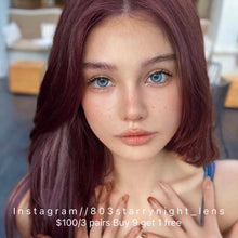 將圖片載入圖庫檢視器 現貨 藍椰奶凍 ovo 藍色 blue 14.50mm 半年/年拋 (兩片裝)🎀可預訂請撳度數選項中最下🎀 ✨$100/3對✨