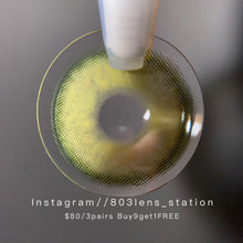 將圖片載入圖庫檢視器 現貨 空山基綠 Green 14.0mm lrgood 一年拋(兩片裝)🎀可預訂請撳度數選項中最下🎀 ✨$100/3對✨