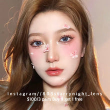 將圖片載入圖庫檢視器 現貨 貓咪小藍 藍色 blue 14.00mm 年拋 (兩片裝) 🎀可預訂請撳度數選項中最下🎀 ✨$100/3對✨