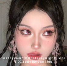 將圖片載入圖庫檢視器 現貨 少女漫淚光粉  Prenta 粉紅色 pink 14.50mm 年拋 (兩片裝) 🎀可預訂請撳度數選項中最下🎀 ✨$100/3對✨