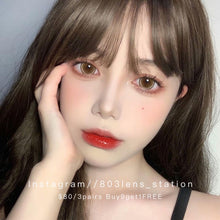 將圖片載入圖庫檢視器 現貨 prenta 甜橙🍊珍寶珠 啡色 Brown14.5 mm 半年拋(兩片裝)🎀可預訂請撳度數選項中最下🎀 ✨$100/3對✨