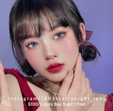 將圖片載入圖庫檢視器 現貨 Lrgood 妮妮藍 藍色 Blue14.00mm 年拋 (兩片裝) 🎀可預訂請撳度數選項中最下🎀 ✨$100/3對✨