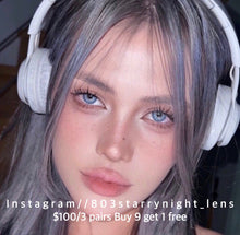 將圖片載入圖庫檢視器 現貨 藍鴉片💙 Clamido藍色 blue14.20mm 年拋 (兩片裝)🎀可預訂請撳度數選項中最下🎀 ✨$100/3對✨