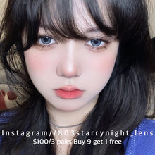 將圖片載入圖庫檢視器 現貨 赤道雪花❄️Xiyou 藍色 Blue14.50mm 年拋 (兩片裝)🎀可預訂請撳度數選項中最下🎀 ✨$100/3對✨