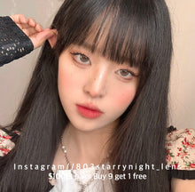 將圖片載入圖庫檢視器 現貨 奶油杏子 灰色 gray 14.20mm 年拋 (兩片裝) 🎀可預訂請撳度數選項中最下🎀 ✨$100/3對✨