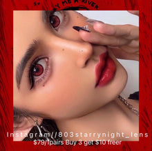 將圖片載入圖庫檢視器 現貨病嬌瑪麗🩸🧛🏻♀️ 紅色 RED 14.50mm 年拋 (兩片裝) 買完不補❗️