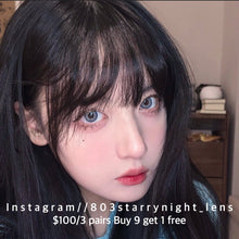 將圖片載入圖庫檢視器 現貨 藍鴉片💙 Clamido藍色 blue14.20mm 年拋 (兩片裝)🎀可預訂請撳度數選項中最下🎀 ✨$100/3對✨