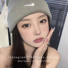 將圖片載入圖庫檢視器 現貨 小黑豆 eyewish 黑色 Black 14.2mm 年拋(兩片裝)🎀可預訂請撳度數選項中最下🎀 ✨$100/3對✨