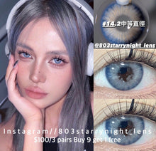 將圖片載入圖庫檢視器 現貨 藍鴉片💙 Clamido藍色 blue14.20mm 年拋 (兩片裝)🎀可預訂請撳度數選項中最下🎀 ✨$100/3對✨