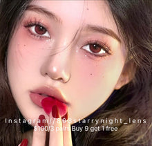 將圖片載入圖庫檢視器 現貨xiyou 暴躁蕃茄🍅 紅色red14.50mm 半年/年拋 (兩片裝)🎀可預訂請撳度數選項中最下🎀 ✨$100/3對✨