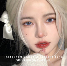 將圖片載入圖庫檢視器 現貨 貓咪小藍 藍色 blue 14.00mm 年拋 (兩片裝) 🎀可預訂請撳度數選項中最下🎀 ✨$100/3對✨