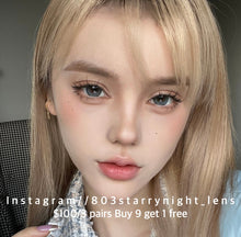 將圖片載入圖庫檢視器 現貨 星星避難所💫 ovo/xiyou 藍色 Blue 14.50mm 年拋 (兩片裝)🎀可預訂請撳度數選項中最下🎀 ✨$100/3對✨