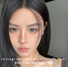 將圖片載入圖庫檢視器 現貨 魔法日志🩵Af Queen藍色 Blue 14.50mm 年拋 (兩片裝)🎀可預訂請撳度數選項中最下🎀 ✨$100/3對✨