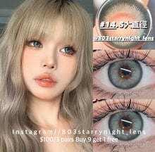 將圖片載入圖庫檢視器 現貨  芥末芭比💚 Clamido 綠色  green 14.50mm 年拋 (兩片裝) 🎀可預訂請撳度數選項中最下🎀 ✨$100/3對✨