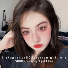 將圖片載入圖庫檢視器 現貨 髒可可 Clamido啡色  Brown 14.20mm 年拋 (兩片裝) 🎀可預訂請撳度數選項中最下🎀 ✨$100/3對✨