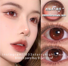 將圖片載入圖庫檢視器 現貨xiyou 暴躁蕃茄🍅 紅色red14.50mm 半年/年拋 (兩片裝)🎀可預訂請撳度數選項中最下🎀 ✨$100/3對✨