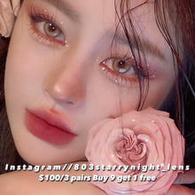 將圖片載入圖庫檢視器 現貨 青木淺駝🐫 clamido 啡色 brown 14.00mm 年拋 (兩片裝)🎀可預訂請撳度數選項中最下🎀 ✨$100/3對✨