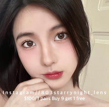 將圖片載入圖庫檢視器 現貨 淺漠駝  Ovo 啡色 brown 14.00mm 年拋 (兩片裝) 🎀可預訂請撳度數選項中最下🎀 ✨$100/3對✨