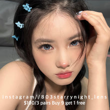 將圖片載入圖庫檢視器 現貨 魔法日志🩵Af Queen藍色 Blue 14.50mm 年拋 (兩片裝)🎀可預訂請撳度數選項中最下🎀 ✨$100/3對✨