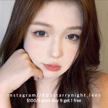 將圖片載入圖庫檢視器 現貨 波兒💙💜xiyou藍色 紫色 Blue purple 14.5mm 年拋(兩片裝)🎀可預訂請撳度數選項中最下🎀 ✨$100/3對✨