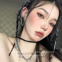 將圖片載入圖庫檢視器 現貨 porslen Lipstick ❗️售完不補  grey灰色 Grey 14.2mm 年拋(兩片裝)✨$100/3對✨