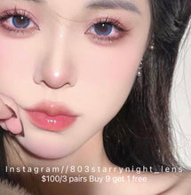 將圖片載入圖庫檢視器 現貨 xiyou 藍精靈球 藍色 blue 14.50mm 年拋 (兩片裝)🎀可預訂請撳度數選項中最下🎀 ✨$100/3對✨