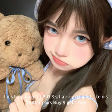 將圖片載入圖庫檢視器 新品預訂✨  反光燈藍🩵 thestarlens 藍色 Blue 14.20mm 半年拋 (兩片裝) 🎀可預訂請撳度數選項中最下🎀 ✨$100/3對✨
