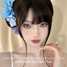 將圖片載入圖庫檢視器 新品預訂✨  尋找蝴蝶🦋🩵  thestarlens 藍色 blue 14.50mm 半年拋 (兩片裝) 🎀可預訂請撳度數選項中最下🎀 ✨$100/3對✨
