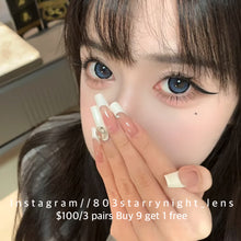 將圖片載入圖庫檢視器 新品預訂✨ 蔚藍之境💙 thestarlens 藍色 blue 14.50mm 半年拋 (兩片裝) 🎀可預訂請撳度數選項中最下🎀 ✨$100/3對✨
