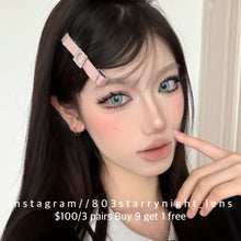 將圖片載入圖庫檢視器 新品預訂✨  野蠻生長綠💚 af 綠色 green 14.5mm 年拋（兩片裝）🎀可預訂請撳度數選項中最下🎀 ✨$100/3對✨
