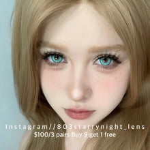 將圖片載入圖庫檢視器 新品預訂✨  野蠻生長綠💚 af 綠色 green 14.5mm 年拋（兩片裝）🎀可預訂請撳度數選項中最下🎀 ✨$100/3對✨
