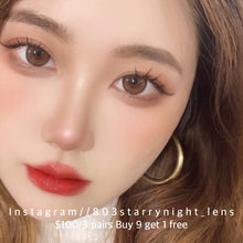 將圖片載入圖庫檢視器 現貨  椰奶球棕🤎 thestarlens 啡色 brown 14.50mm 半年拋 (兩片裝) 🎀可預訂請撳度數選項中最下🎀 ✨$100/3對✨
