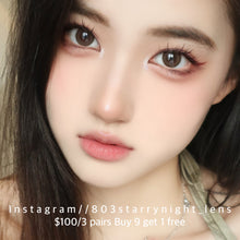 將圖片載入圖庫檢視器 現貨  椰奶球棕🤎 thestarlens 啡色 brown 14.50mm 半年拋 (兩片裝) 🎀可預訂請撳度數選項中最下🎀 ✨$100/3對✨
