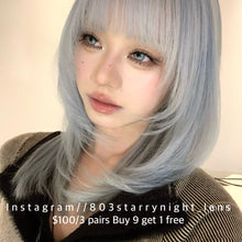 將圖片載入圖庫檢視器 新品預訂✨ 深海幽靈🩵 af 藍色 blue 14.50mm 年拋 (兩片裝) 🎀可預訂請撳度數選項中最下🎀 ✨$100/3對✨
