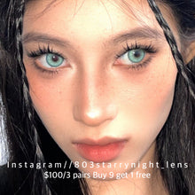 將圖片載入圖庫檢視器 新品預訂✨  野蠻生長綠💚 af 綠色 green 14.5mm 年拋（兩片裝）🎀可預訂請撳度數選項中最下🎀 ✨$100/3對✨
