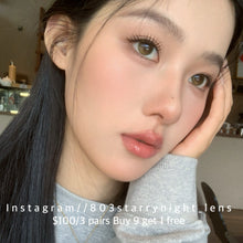 將圖片載入圖庫檢視器 現貨 陽光琥珀☀️ thestarlens 啡色 brown 14.20mm 半年拋 (兩片裝) 🎀可預訂請撳度數選項中最下🎀 ✨$100/3對✨
