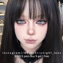 將圖片載入圖庫檢視器 新品預訂✨多情迷迭香💚 af 綠色 green 14.50mm 年拋 (兩片裝) 🎀可預訂請撳度數選項中最下🎀 ✨$100/3對✨
