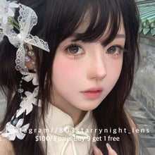 將圖片載入圖庫檢視器 現貨 冰糖眼淚🩶 The starlens 灰色 gray 14.50mm 年拋 (兩片裝) 🎀可預訂請撳度數選項中最下🎀 ✨$100/3對✨
