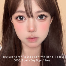 將圖片載入圖庫檢視器 現貨 QQ糖 thestarlens 黑色 black 14.50mm 半年拋 (兩片裝) 🎀可預訂請撳度數選項中最下🎀 ✨$100/3對✨
