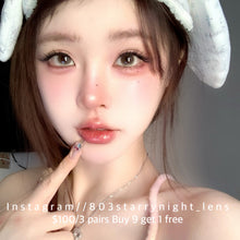 將圖片載入圖庫檢視器 現貨 水靈靈 thestarlens 啡色  brown 14.50mm 半年拋 (兩片裝) 🎀可預訂請撳度數選項中最下🎀 ✨$100/3對✨
