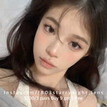 將圖片載入圖庫檢視器 新品預訂✨  落日奶酪🧀 thestarlens  啡色 brown 14.20mm 半年拋 (兩片裝) 🎀可預訂請撳度數選項中最下🎀 ✨$100/3對✨
