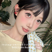 將圖片載入圖庫檢視器 現貨 膠原奶栗 🤎 The Starlens  啡色 brown 14.50mm 半年拋 (兩片裝) 🎀可預訂請撳度數選項中最下🎀 ✨$100/3對✨
