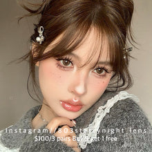 將圖片載入圖庫檢視器 現貨 膠原奶栗 🤎 The Starlens  啡色 brown 14.50mm 半年拋 (兩片裝) 🎀可預訂請撳度數選項中最下🎀 ✨$100/3對✨
