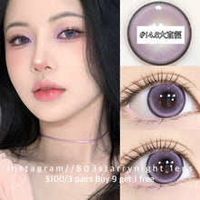 將圖片載入圖庫檢視器 新品預訂✨ 葡萄香芋🍇 The starlens  紫色 Purple 14.50mm 半年拋 (兩片裝) 🎀可預訂請撳度數選項中最下🎀 ✨$100/3對✨
