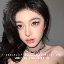 將圖片載入圖庫檢視器 新品預訂✨  蜂窩奶茶🧋thestarlens 啡色 brown 14.20mm 半年拋 (兩片裝) 🎀可預訂請撳度數選項中最下🎀 ✨$100/3對✨
