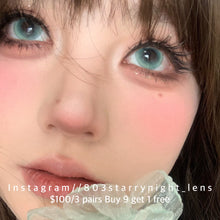 將圖片載入圖庫檢視器 新品預訂✨thestarlens 追光貓🐈14.20mm 綠色 green 半年拋（兩片裝）🎀可預訂請撳度數選項中最下🎀 ✨$100/3對✨
