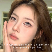 將圖片載入圖庫檢視器 現貨 反光燈棕🤎 thestarlens 啡色 brown 14.20mm 半年拋 (兩片裝) 🎀可預訂請撳度數選項中最下🎀 ✨$100/3對✨
