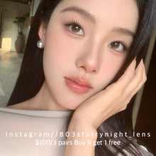 將圖片載入圖庫檢視器 現貨 裸杏🤎 Tina 啡色 brown 14.50mm 半年拋 (兩片裝) 🎀可預訂請撳度數選項中最下🎀 ✨$100/3對✨
