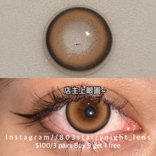 將圖片載入圖庫檢視器 新品預訂✨  橘子氣水🥤 thestarlens 啡色 brown 14.20mm 半年拋 (兩片裝) 🎀可預訂請撳度數選項中最下🎀 ✨$100/3對✨
